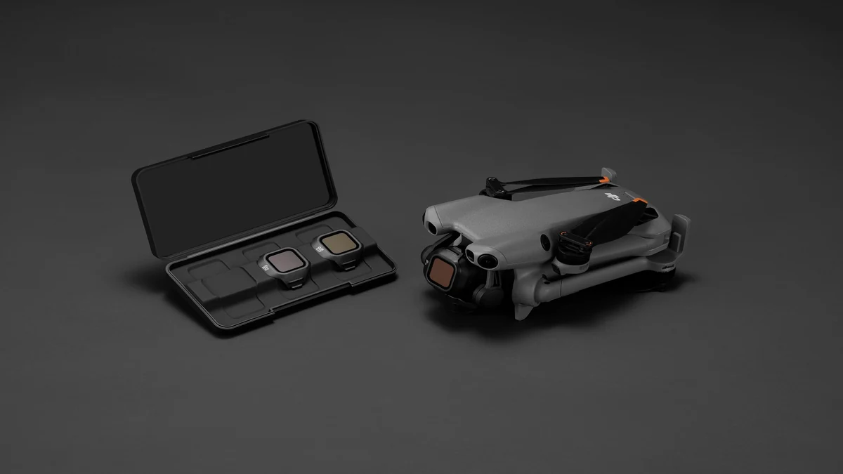 DJI Mini 5 Pro com filtros ND